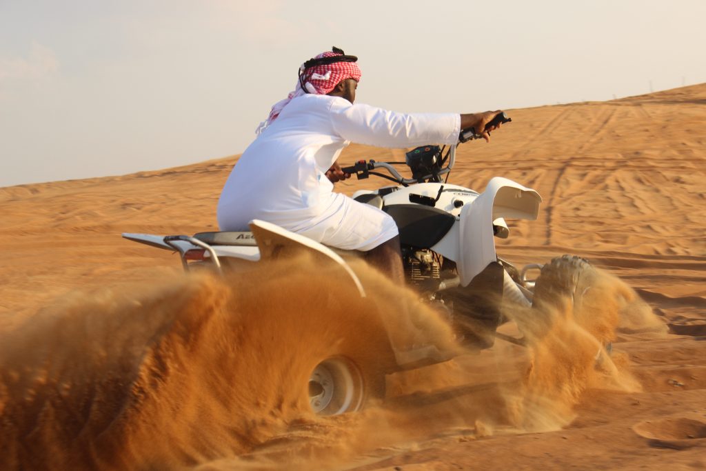 Quad Biking Dubai | Enjoy Marvelous Scenery of The Desert Red Dunes.